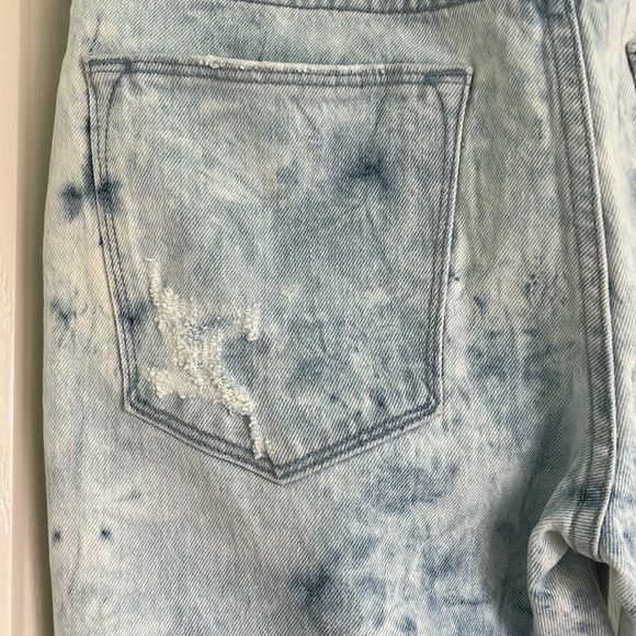 NWT Frame Straight Leg High Rise Jeans Tie Dye - Picture 5 of 5